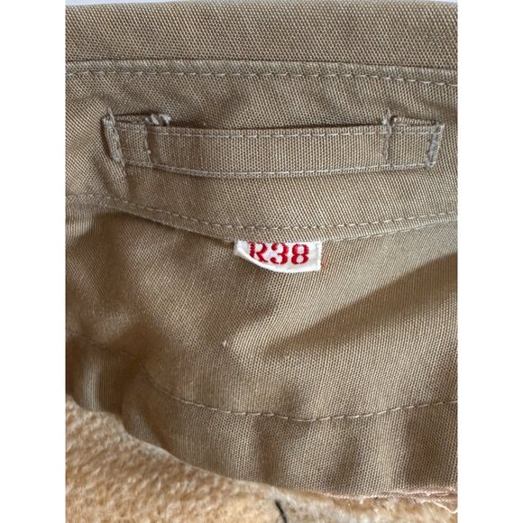 Vintage Briarcliff Tan Trench Raincoat Men’s 38R Zip Out Liner Made in Okinawa - Picture 11 of 11